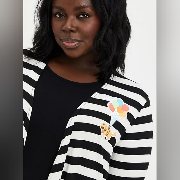 TORRID Disney Pixar Up Doug Balloons Super Soft Cardigan Size 3 - Picture 4 of 14